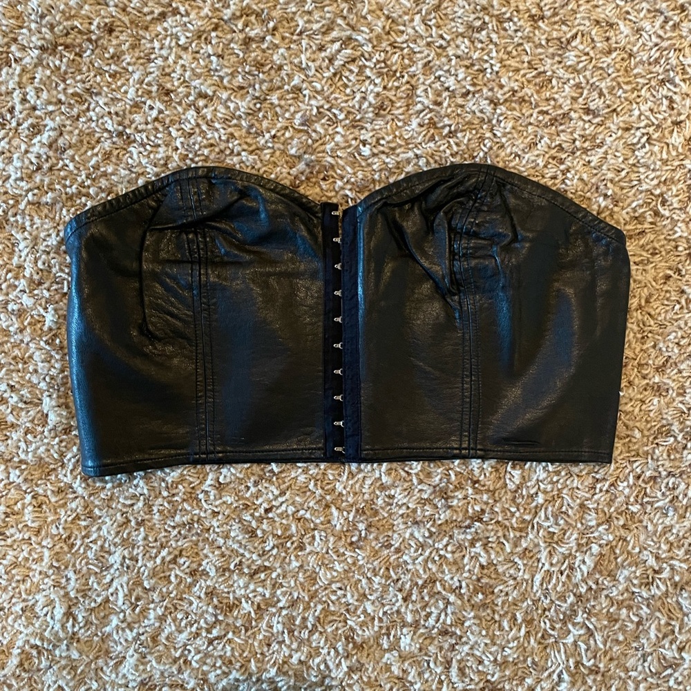 Sparkle & Fade Leather Bandeau
